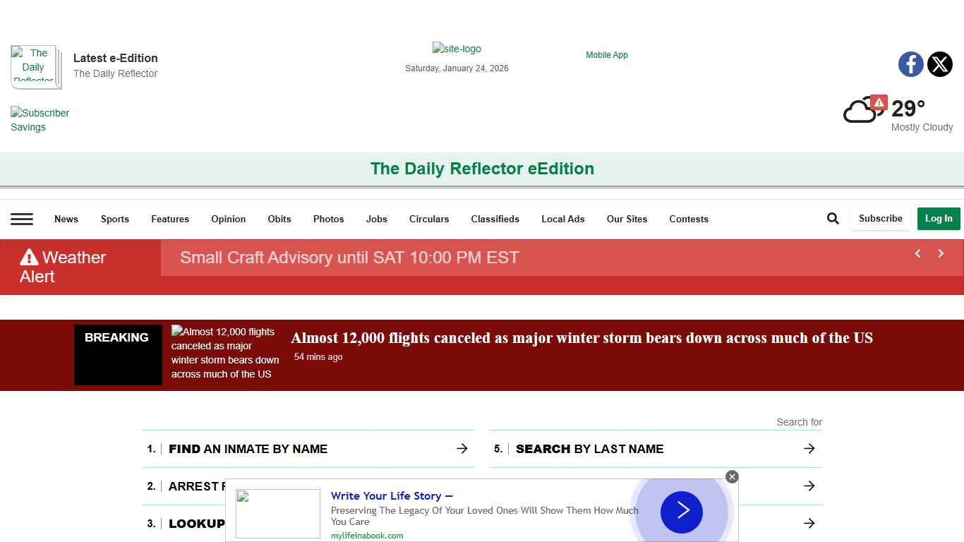 Jail Bookings reflector.com